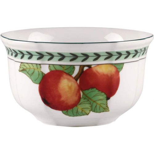  Visit the Villeroy & Boch Store Villeroy & Boch French Garden Modern Fruits 750 ml Premium Porcelain Bowl, Set of 4, White/ Multi-Colour