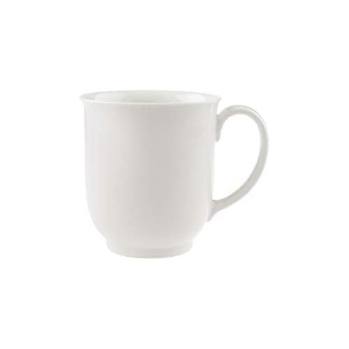  Villeroy & Boch Home Elements Kaffeebecher, 420 ml, Hoehe: 10,3 cm, Premium Porzellan, Weiss