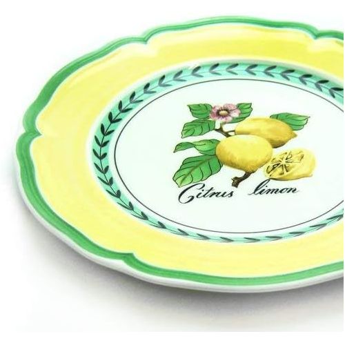  Villeroy & Boch French Garden Valence Fruehstuecksteller, 21 cm, Premium Porzellan, Weiss/Bunt