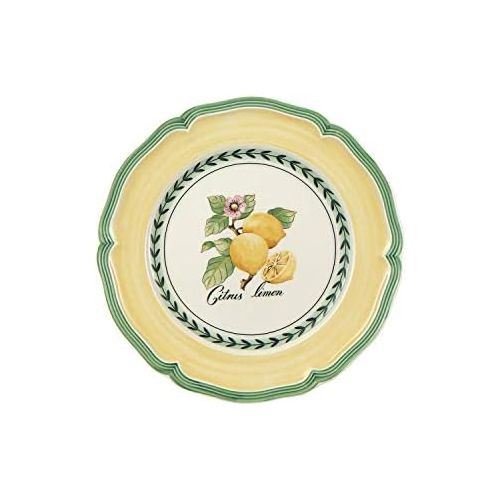  Villeroy & Boch French Garden Valence Fruehstuecksteller, 21 cm, Premium Porzellan, Weiss/Bunt