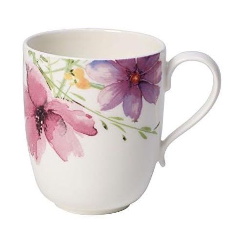  Visit the Villeroy & Boch Store Villeroy & Boch Mariefleur Tea Cup, 430 ml, Height: 7 cm, Premium Porcelain, Multi-Coloured