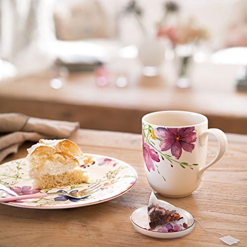  Visit the Villeroy & Boch Store Villeroy & Boch Mariefleur Tea Cup, 430 ml, Height: 7 cm, Premium Porcelain, Multi-Coloured