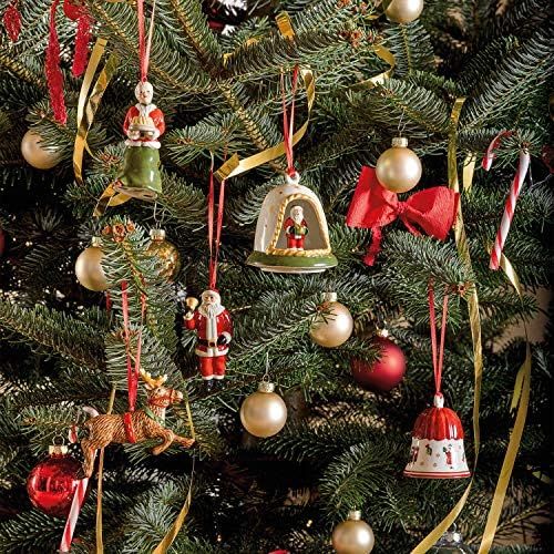  Villeroy & Boch MyChristmas Tree Baumschmuck Teddy-Trio, Porzellan, Braun