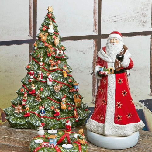  Villeroy & Boch MyChristmas Tree Baumschmuck Teddy-Trio, Porzellan, Braun