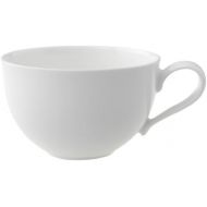 Villeroy & Boch New Cottage Basic Cappuccinotasse, 390 ml, Hoehe: 7 cm, Premium Porzellan, Weiss