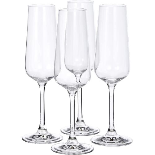  Visit the Villeroy & Boch Store Villeroy & Boch Ovid Set of 4Crystal Red Wine Glasses, transparent, .