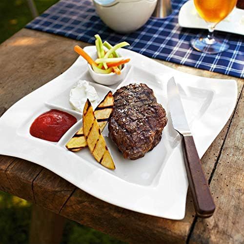  Visit the Villeroy & Boch Store Villeroy & Boch 10-2525-2855- Newwave Grill Plate 27x27cm