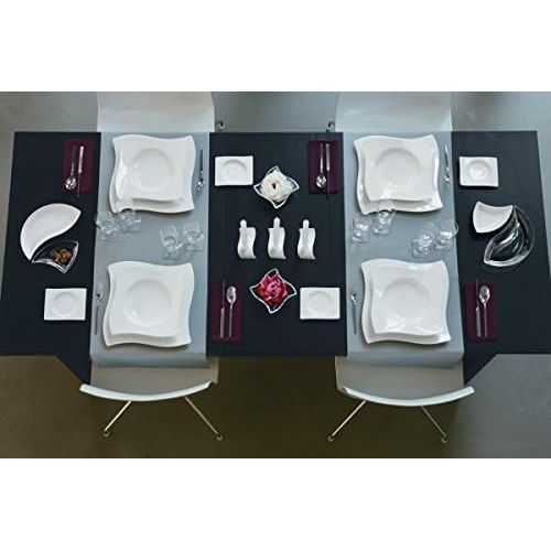  Visit the Villeroy & Boch Store Villeroy & Boch Newwave Dinner Set 12Elegant Porcelain Tableware Set 12Pieces for 6People in a modern design