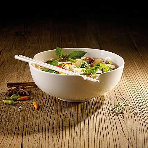  Visit the Villeroy & Boch Store Villeroy & Boch Soup Passion Soup Bol, Large, Premium Porcelain, White