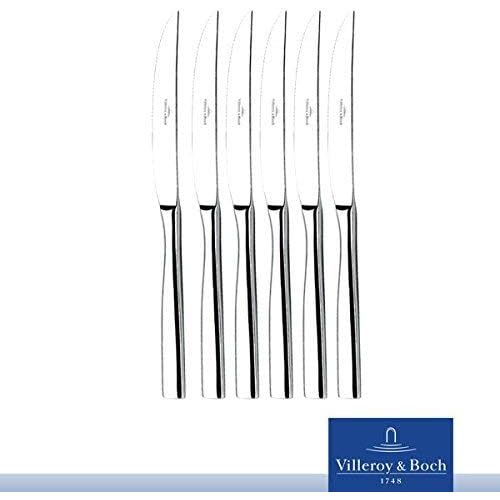  Visit the Villeroy & Boch Store Villeroy & Boch Piemont Pizza & Steak Knife Set 6 Pieces 13/0 Stainless Steel 28 x 13 x 5 cm