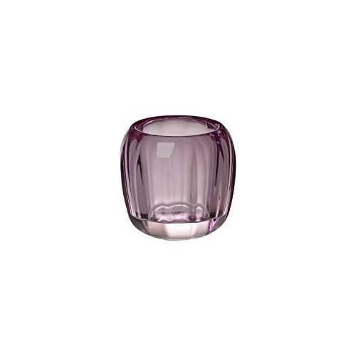  Visit the Villeroy & Boch Store Villeroy & Boch - Tealight Noble Rose, decorative lantern for indoor and outdoor use, crystal glass, clear/pink, hand cleaning.