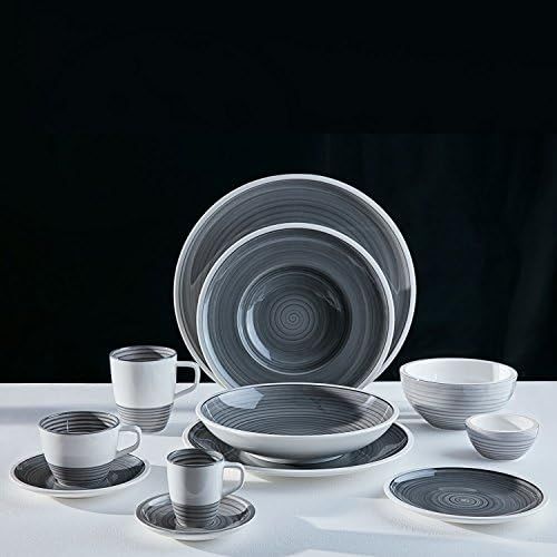  Visit the Villeroy & Boch Store Villeroy & Boch Manufacture Plate, grey, 27 cm