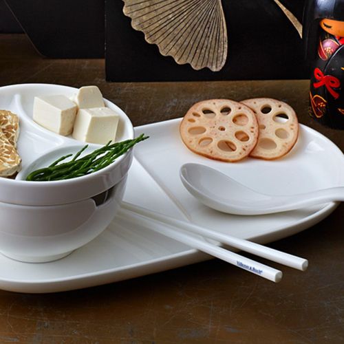  Visit the Villeroy & Boch Store Villeroy & Boch Soup Passion 10-4173-9502 Premium Porcelain Chopsticks Set of 2