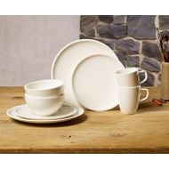 Visit the Villeroy & Boch Store Villeroy & Boch Artesano dinner service for two, 8 pieces, premium porcelain, white