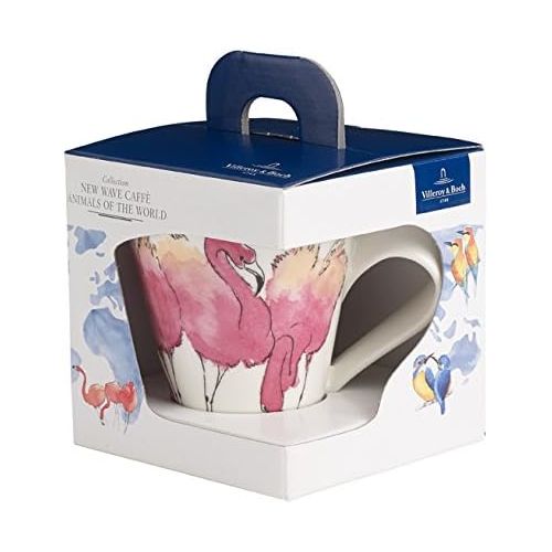  Visit the Villeroy & Boch Store NewWave Caffe Pink Flamingo Mug with Handle (Gift Box)