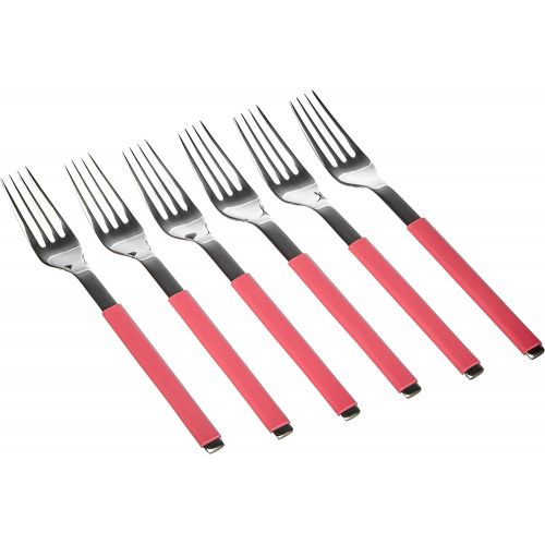  Visit the Villeroy & Boch Store Villeroy & Boch S+ Berry Fantasy 30-Piece Cutlery Set for up to 6 People Stainless Steel with Pink Silicone Coated Handle