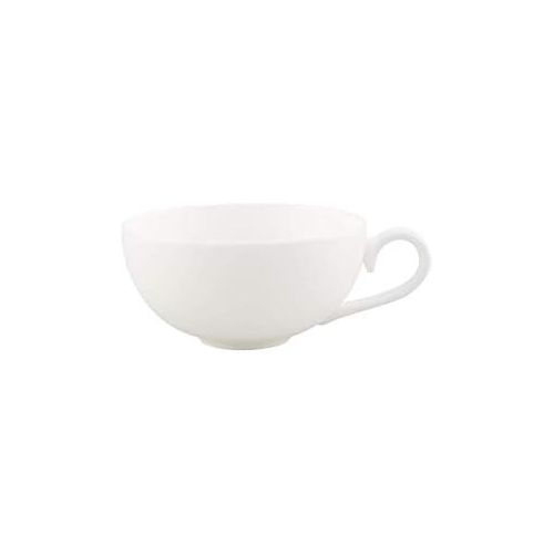  Villeroy & Boch Royal Teetasse, filigrane Tasse mit geschwungenem Henkel aus hochwertigem Premium Bone Porzellan, spuelmaschinenfest, 230 ml