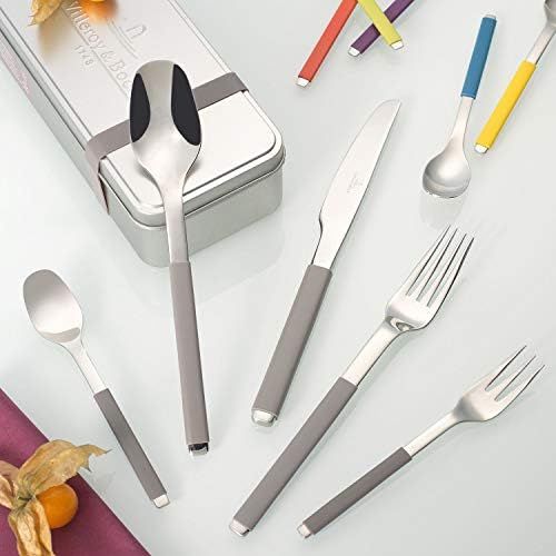  Visit the Villeroy & Boch Store Villeroy & Boch 30-Piece S-Plus Taupe Cutlery Set