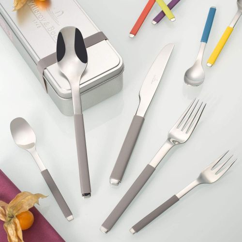  Visit the Villeroy & Boch Store Villeroy & Boch 30-Piece S-Plus Taupe Cutlery Set