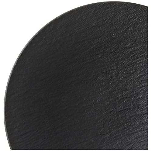  Villeroy & Boch Manufacture Rock Schale, 28,4 cm, Premium Porzellan, Schwarz