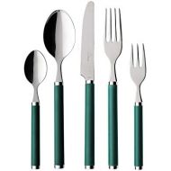 Visit the Villeroy & Boch Store Villeroy & Boch - Play! Green Garden 30-Piece Cutlery Set Stainless Steel with Green Plastic Handles for up to 6 People Dishwasher Safe