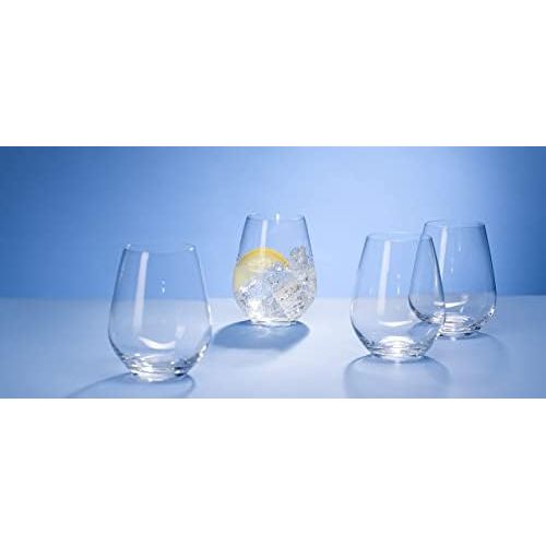  Visit the Villeroy & Boch Store Villeroy & Boch Ovid Set of 4Crystal Red Wine Glasses, transparent, .