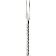 Visit the Villeroy & Boch Store Villeroy & Boch Montauk Meat Fork, Cutlery, Stainless Steel, 20cm, Porcelain, White, 10x 10x 19.5cm