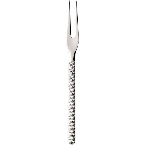  Visit the Villeroy & Boch Store Villeroy & Boch Montauk Meat Fork, Cutlery, Stainless Steel, 20cm, Porcelain, White, 10x 10x 19.5cm