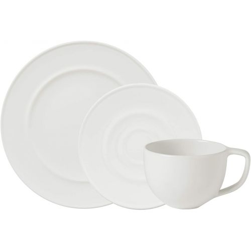  Visit the Villeroy & Boch Store Villeroy & Boch Vivo Group Neo White Coffee Set Tea Set Fine China Serveware, White, 18pcs