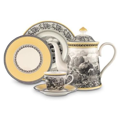  Visit the Villeroy & Boch Store Villeroy & Boch Audun Ferme Breakfast Cup saucer / Soup Cup Saucer 18cm