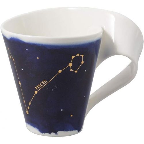  Villeroy & Boch NewWave Stars Fish Mug, 300 ml, Blue/White