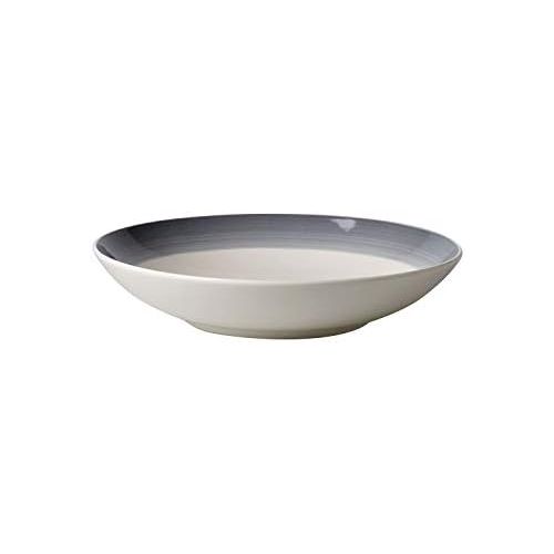  Visit the Villeroy & Boch Store Villeroy & Boch Colourful Life Cosy Grey 24 cm Premium Porcelain Bowl, White/Grey