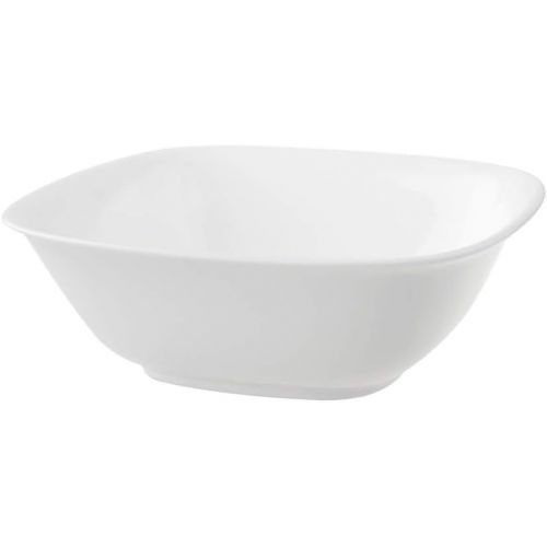  Visit the Villeroy & Boch Store Villeroy & Boch Royal Premium Bone Porcelain Square Bowl, White