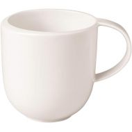 Visit the Villeroy & Boch Store Villeroy & Boch - NewMoon cup with handle, 390 ml, 12.5 x 9 x 9.5 cm, trendy cup for tea and coffee, dishwasher, microwave, white.