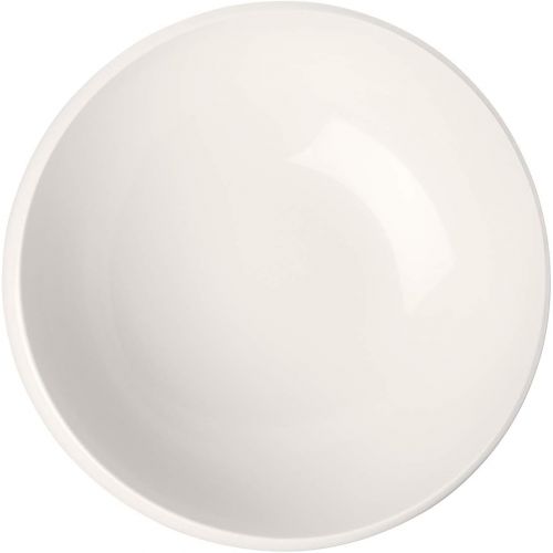  Visit the Villeroy & Boch Store Villeroy & Boch NewMoon 10-4264-3160 Large Salad Bowl for Any Occasion Premium Porcelain White Dishwasher Safe Porcelain