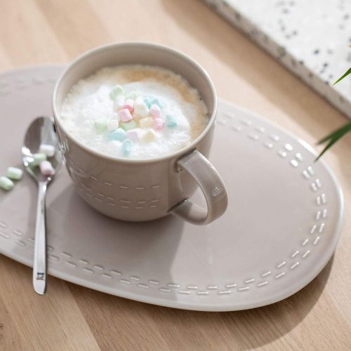  Visit the Villeroy & Boch Store Villeroy & Boch Its My Moment 30 x 19 cm Premium Porcelain Plate, Brown