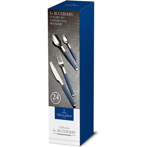  Visit the Villeroy & Boch Store Villeroy & Boch - S+ Lavender 30-piece cutlery set, high-quality stainless steel cutlery with silicone handle for up to 6 people, dishwasher safe, lavender