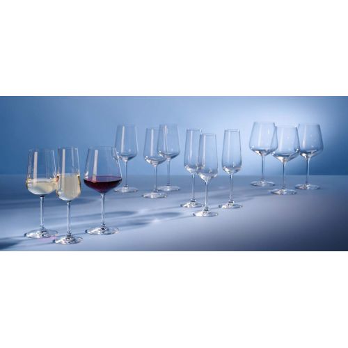  Villeroy & Boch Ovid Wine Glass Set of 12 - 4 Red, 4 White, 4 Champagne