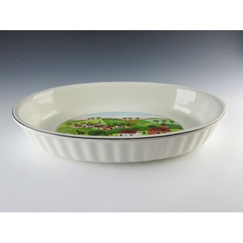  Villeroy & Boch DESIGN NAIF 14 Oval Baker EXCELLENT