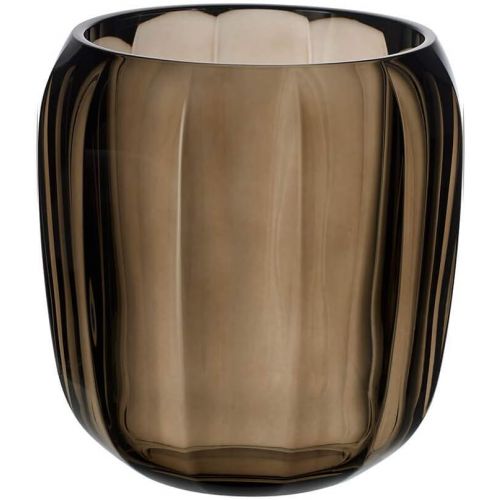  [아마존베스트]Villeroy & Boch Coloured Delight Lantern Natural Cotton, 15.5 cm, Crystal Glass, Clear/Brown