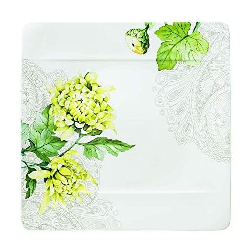  [아마존베스트]Villeroy & Boch 10-4380-2610 Quinsai Garden Dinner Plate, Porcelain, Pack of 1