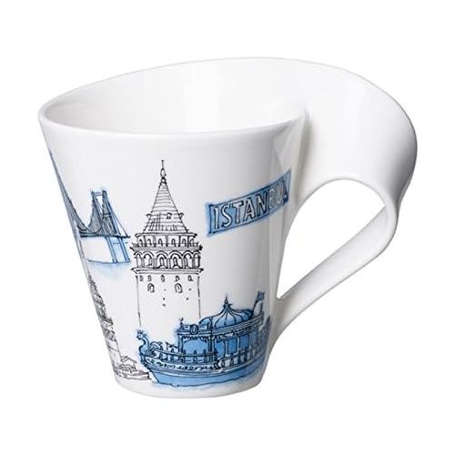  [아마존베스트]Villeroy & Boch Cities of the World Coffee Mug Istanbul, 300 ml, Premium Porcelain, White/Multicolour