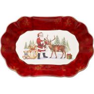 [아마존베스트]Villeroy & Boch Toys Fantasy Large Oval Bowl, Porcelain, Red, 30.5 x 20.5 x 5.7 cm