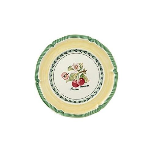 [아마존베스트]Villeroy & Boch 10-2282-2660 French Garden Valence Bread & Butter Plate : Cherry, 6.5 in, White/Multicolored