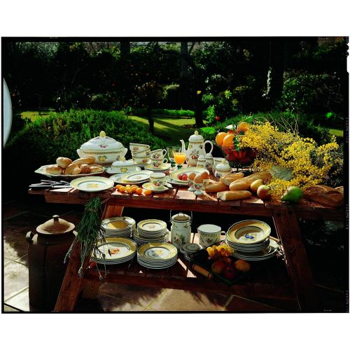  [아마존베스트]Villeroy & Boch 10-2282-2660 French Garden Valence Bread & Butter Plate : Cherry, 6.5 in, White/Multicolored