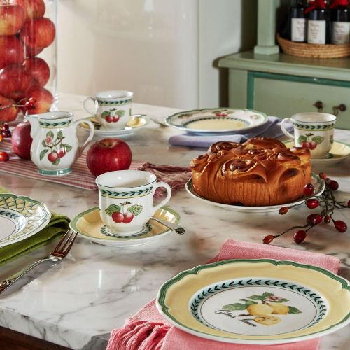  [아마존베스트]Villeroy & Boch 10-2281-1300 French Garden Fleurence Coffee Cup, Elegant Porcelain Tableware, Pack of 1