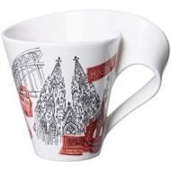 [아마존베스트]Villeroy & Boch Cities of the World Coffee Mug Cologne, 300 ml, Premium Porcelain, White/Multicolour