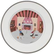 [아마존베스트]Villeroy & Boch 10-2337-2646 Design Naif Salad Plate #5-By the Fireside, 8.25 in, White/Colorful