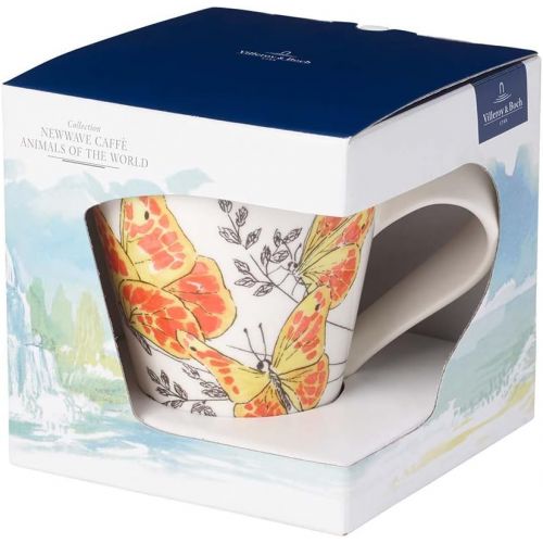  [아마존베스트]Villeroy & Boch Villeroy and Boch New Wave Cafe Orange Washed Sulfur Mug