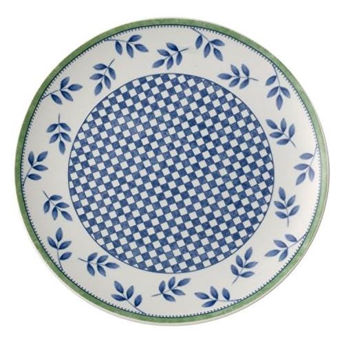  [아마존베스트]Villeroy & Boch 1026982645 Castell Coup Salad Plate, 7.75 in, White/Blue/Green